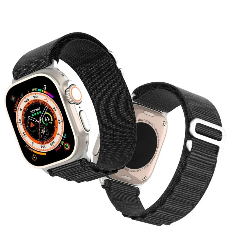 Kаишка DUX DUCIS GS elastic band за Apple iWatch 42/44/45/49 mm, Черна