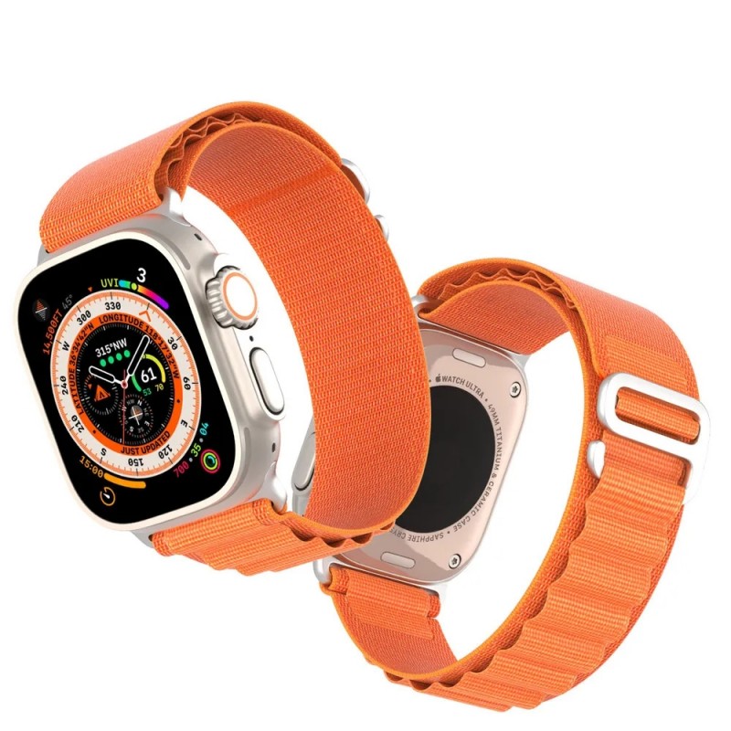 Kаишка DUX DUCIS GS elastic band за Apple iWatch 42/44/45/49 mm, Оранжева