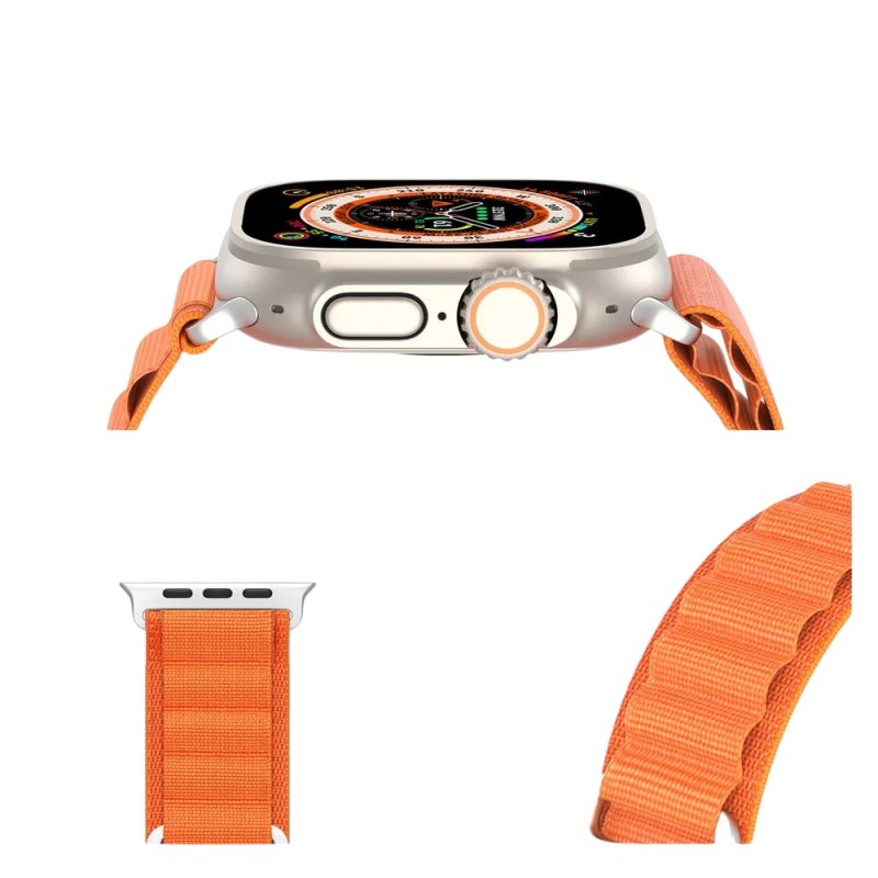 Kаишка DUX DUCIS GS elastic band за Apple iWatch 42/44/45/49 mm, Оранжева