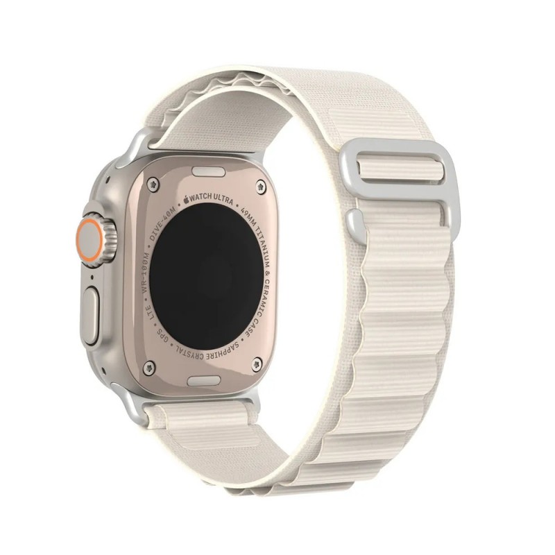 Kаишка DUX DUCIS GS elastic band за Apple iWatch 42/44/45/49 mm, Бежова