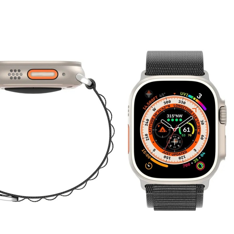 Kаишка DUX DUCIS GS elastic band за Apple iWatch 42/44/45/49 mm, Черна