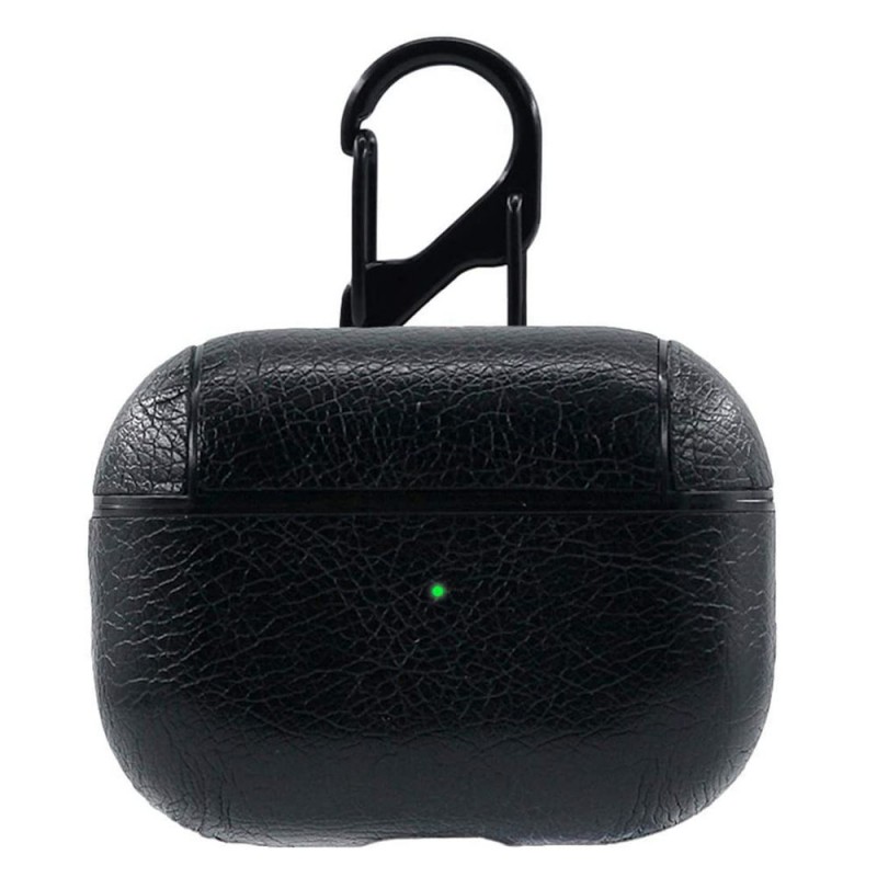 Калъф екокожа за Airpods 3 слушалки MBX, Черен