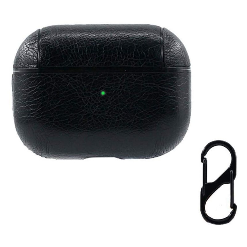 Калъф екокожа за Airpods 3 слушалки MBX, Черен