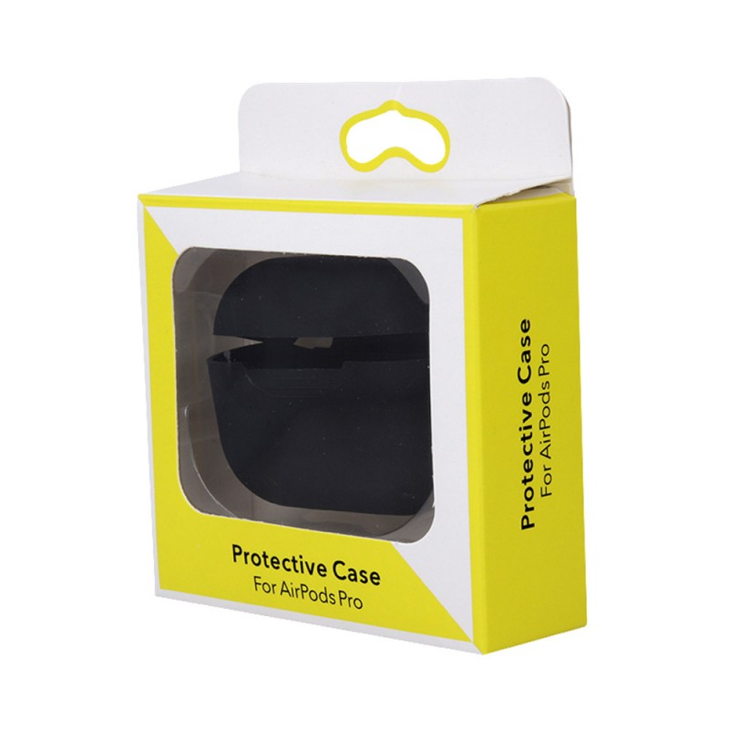 Калъф силиконов за Airpods Pro слушалки bSmart, Черен