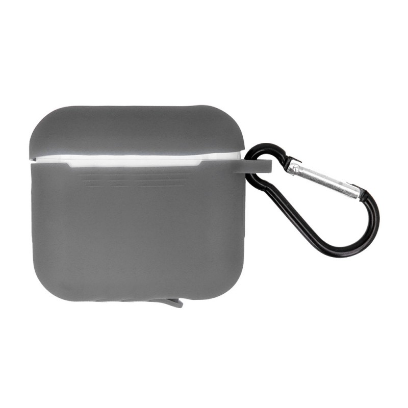 Калъф силиконов за Airpods Pro слушалки bSmart, Сив