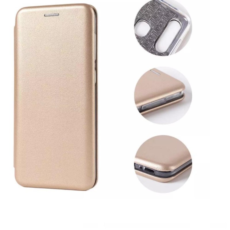 Калъф тефтер флип bSmart Diva страничен, За Samsung Galaxy S24 Ultra (S928B), Златист