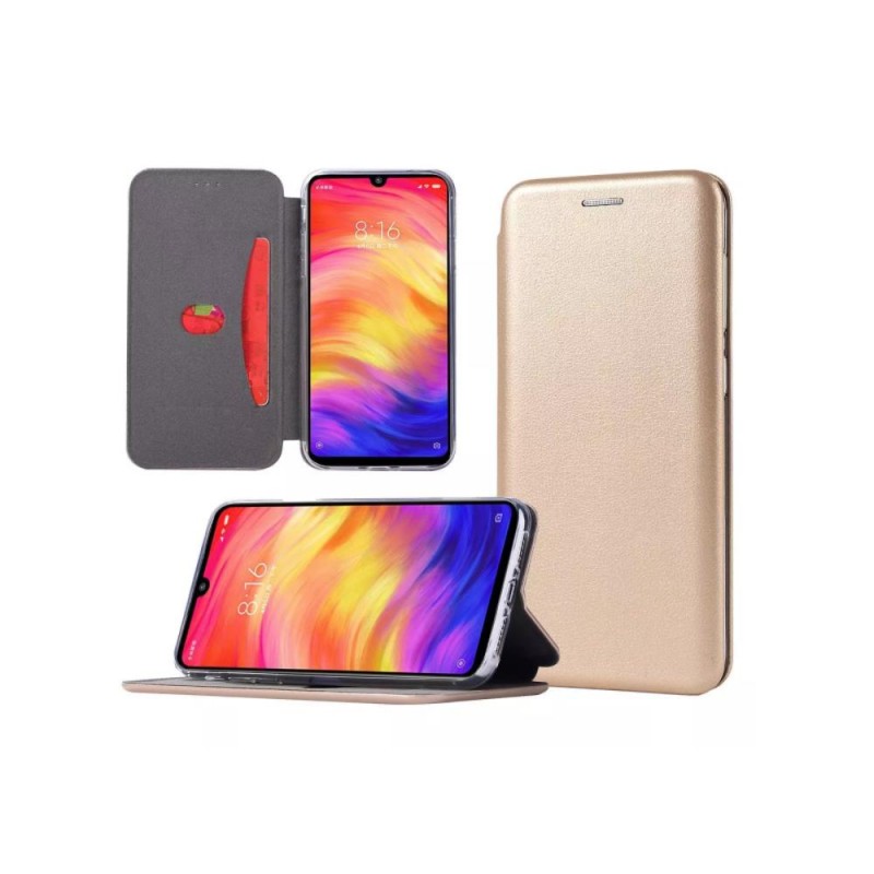 Калъф тефтер флип bSmart Diva страничен, За Samsung Galaxy S24 Ultra (S928B), Златист