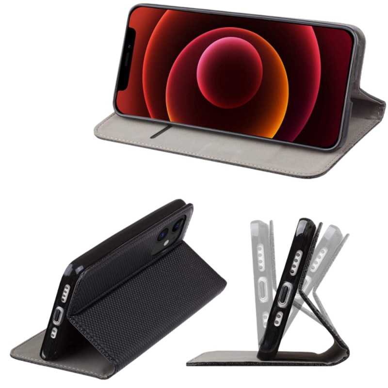 Калъф тефтер флип bSmart Magnet Book страничен, За Google Pixel 9/Pixel 9 Pro, Черен