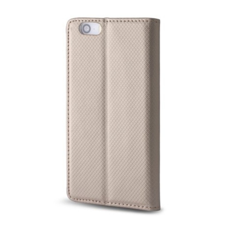 Калъф тефтер флип bSmart Magnet Book страничен, За Honor 400, Златист