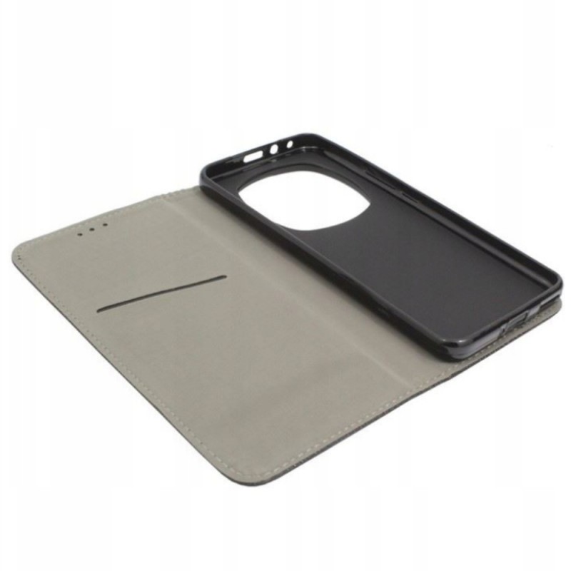 Калъф тефтер флип bSmart Magnet Book страничен, За Honor Magic6 Pro, Черен