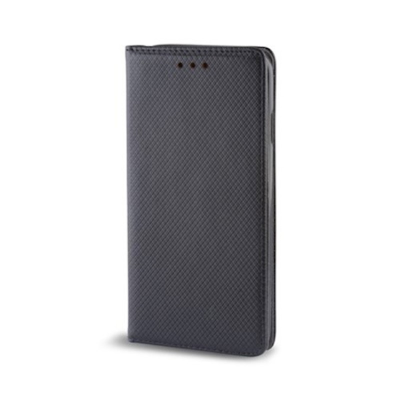 Калъф тефтер флип bSmart Magnet Book страничен, За Huawei P Smart (2019), Черен