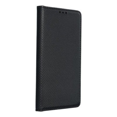 Калъф тефтер флип bSmart Magnet Book страничен, За Motorola Moto G24/G04/E14, Черен