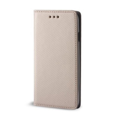 Калъф тефтер флип bSmart Magnet Book страничен, За Samsung Galaxy A06, Златист
