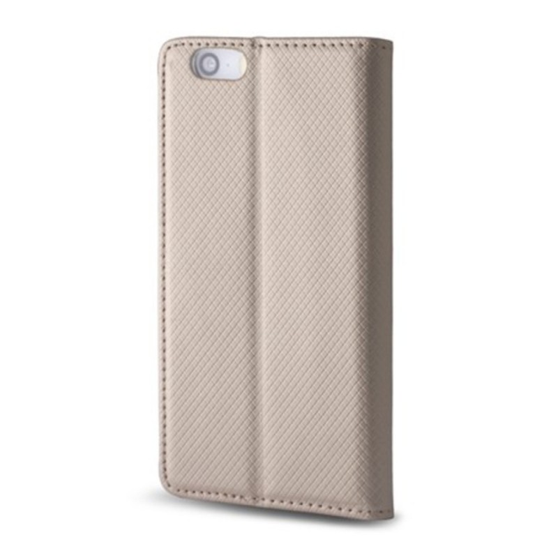 Калъф тефтер флип bSmart Magnet Book страничен, За Xiaomi 14T, Златист