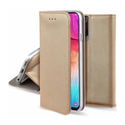 Калъф тефтер флип bSmart Magnet Book страничен, За Xiaomi Redmi Note 11 Pro 4G/Note 11 Pro 5G/Note 12 Pro 4G, Златист