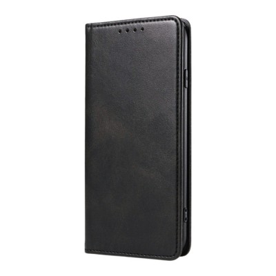 Калъф тефтер флип bSmart Magnetic Book страничен, За Motorola Moto G05/E15, Черен