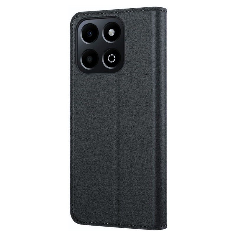 Калъф тефтер флип bSmart Magnetic Book страничен, За Motorola Moto G05/E15, Черен