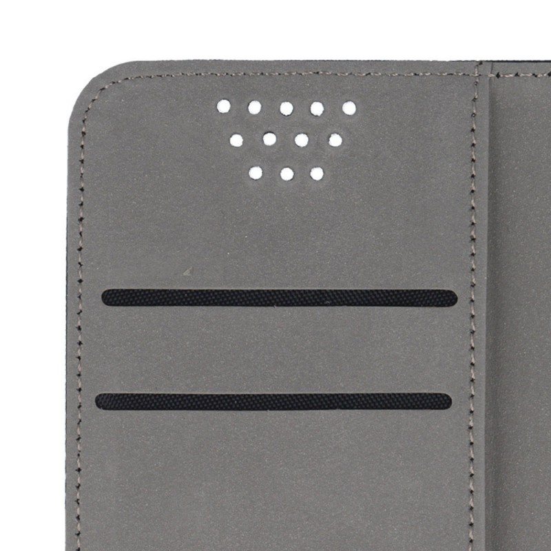 Калъф тефтер флип страничен bSmart Magnet Book универсален 6.1-6.7 инча, 167x80, Черен