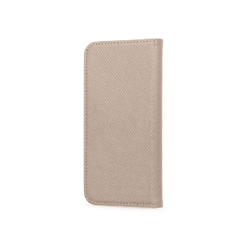Калъф тефтер флип страничен bSmart Magnet Book универсален 6.1-6.7 инча, 167x80, Златист