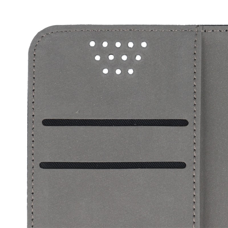 Калъф тефтер флип страничен bSmart Magnet Book универсален 6.6-6.9 инча, 170x85, Черен