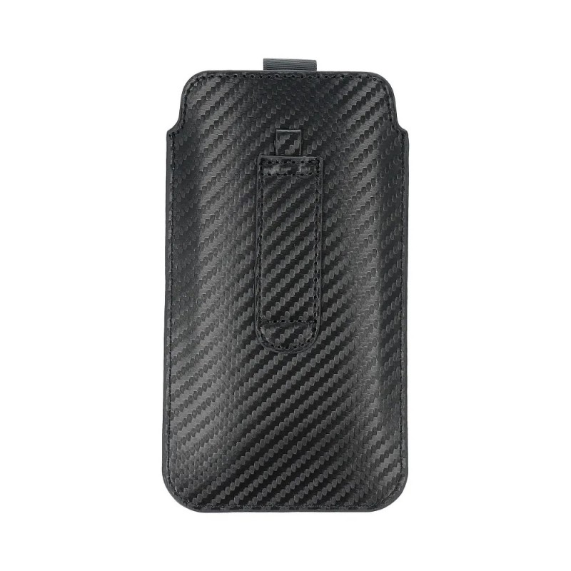 Калъф универсален джоб bSmart Pocket Carbon размер XL, до 6.9, Черен