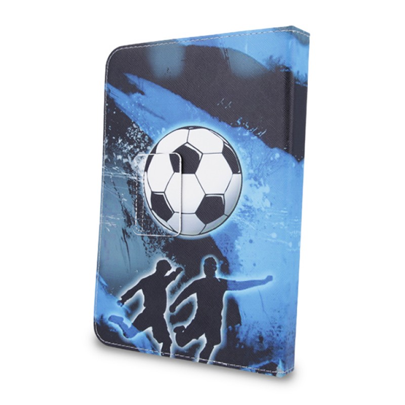Калъф за таблет MBX Fashion универсален 9-10 инча, Многоцветен, Футбол
