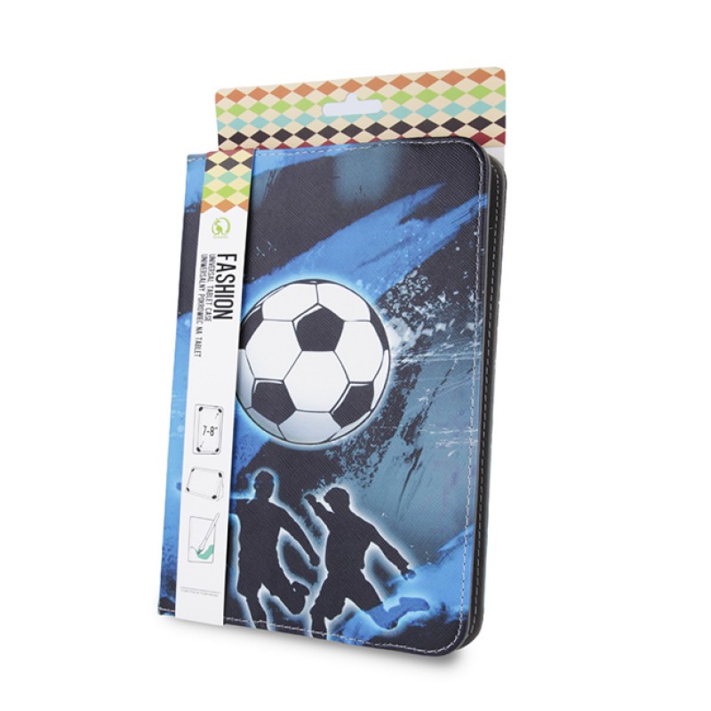 Калъф за таблет MBX Fashion универсален 9-10 инча, Многоцветен, Футбол