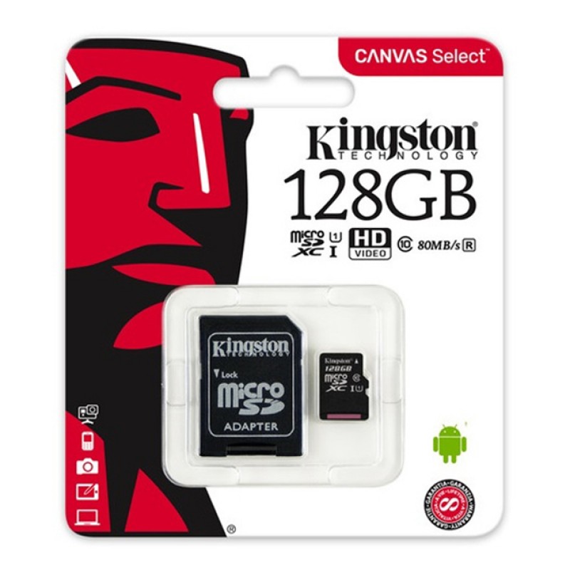 Карта памет Micro SD 128GB, (Class 10)