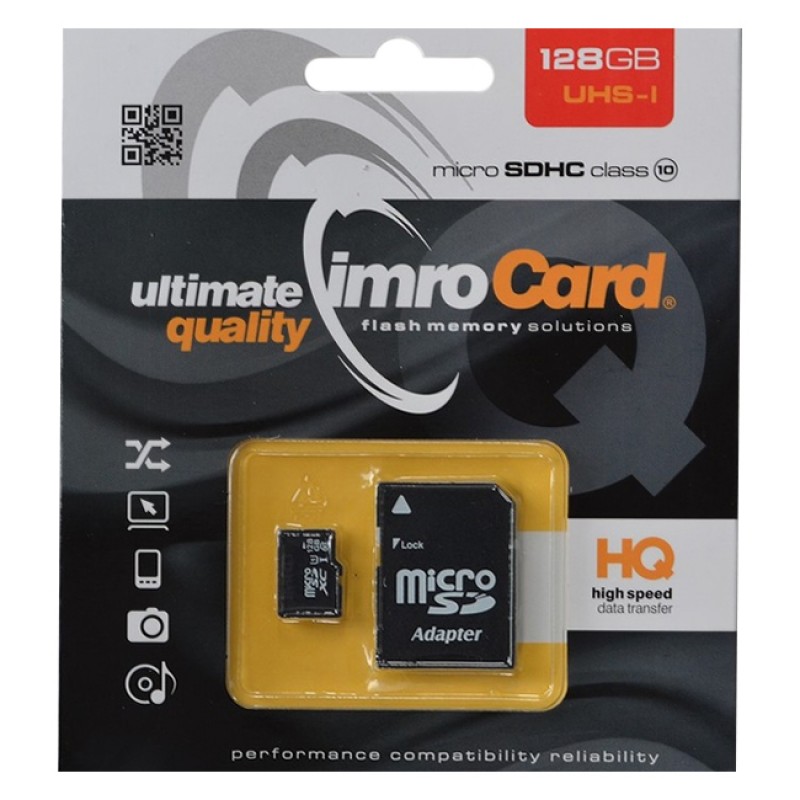 Карта памет Micro SD 128GB, (Class 10)