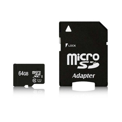 Карта памет Micro SD 64GB, (Class 10) + adapter