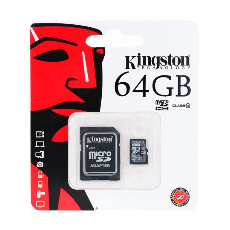 Карта памет Micro SD 64GB, (Class 10)