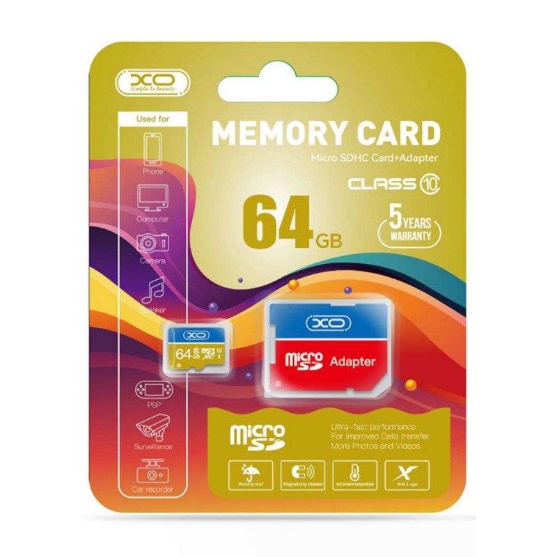 Карта памет Micro SD 64GB, (Class 10)