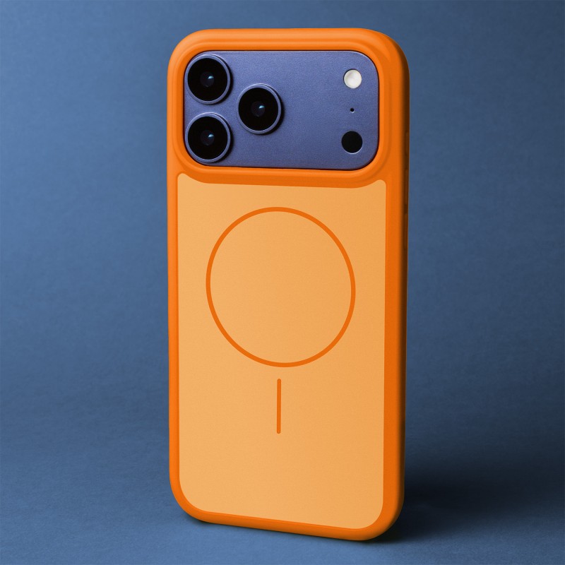 Кейс bSmart Frame Thin Magsafe, За iPhone 17 Pro (6.3), оранжев