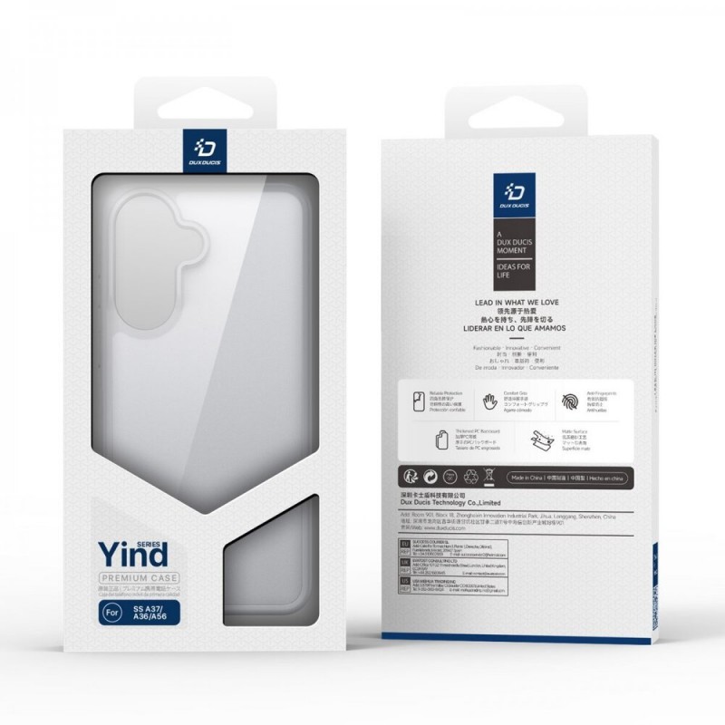 Кейс Dux Ducis YIND с Magsafe, За Samsung Galaxy A37, Сив