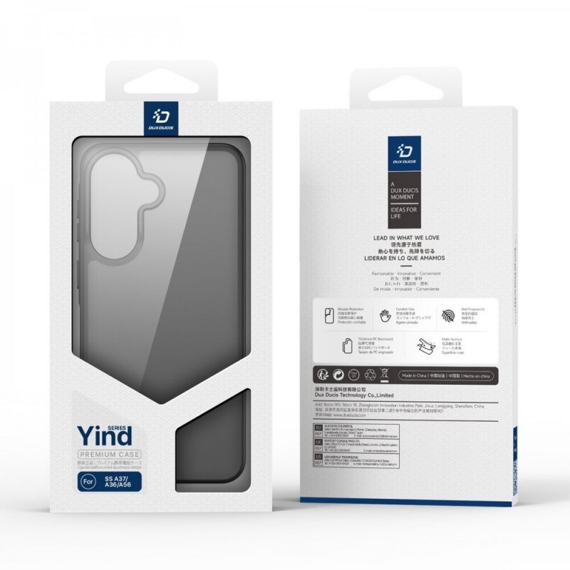 Кейс Dux Ducis YIND с Magsafe, За Samsung Galaxy A57, Черен