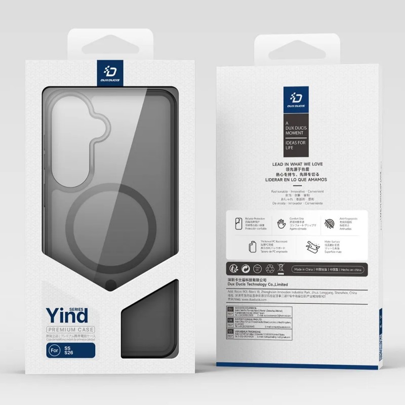 Кейс Dux Ducis YIND с Magsafe, За Samsung Galaxy S26 Ultra, Черен