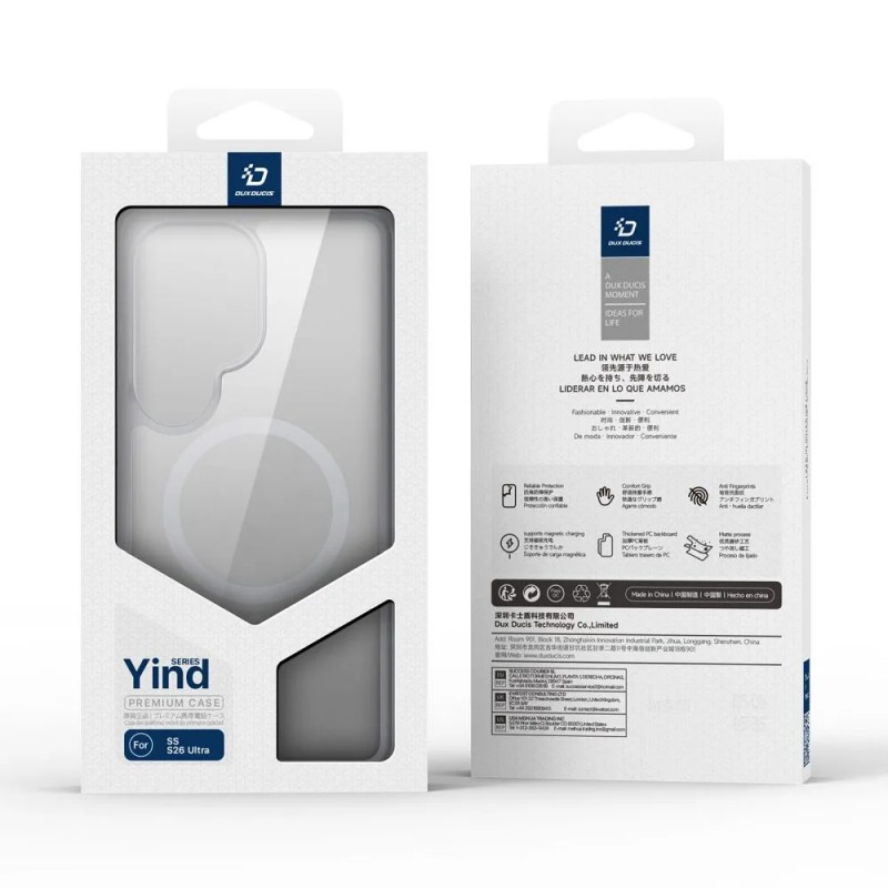 Кейс Dux Ducis YIND с Magsafe, За Samsung Galaxy S26 Ultra, Сив