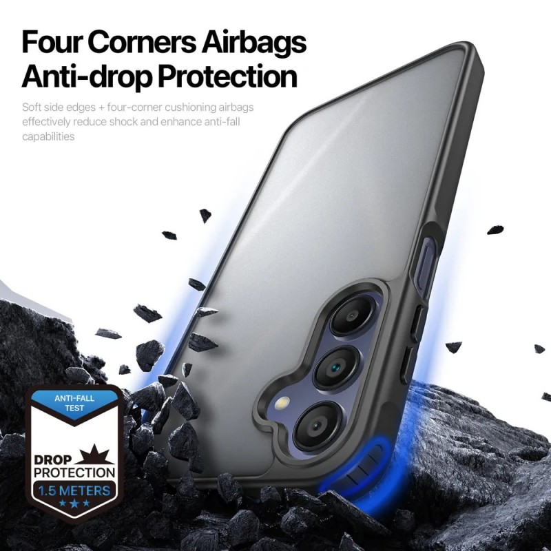 Кейс Dux Ducis YIND, За Samsung Galaxy A17, Черен