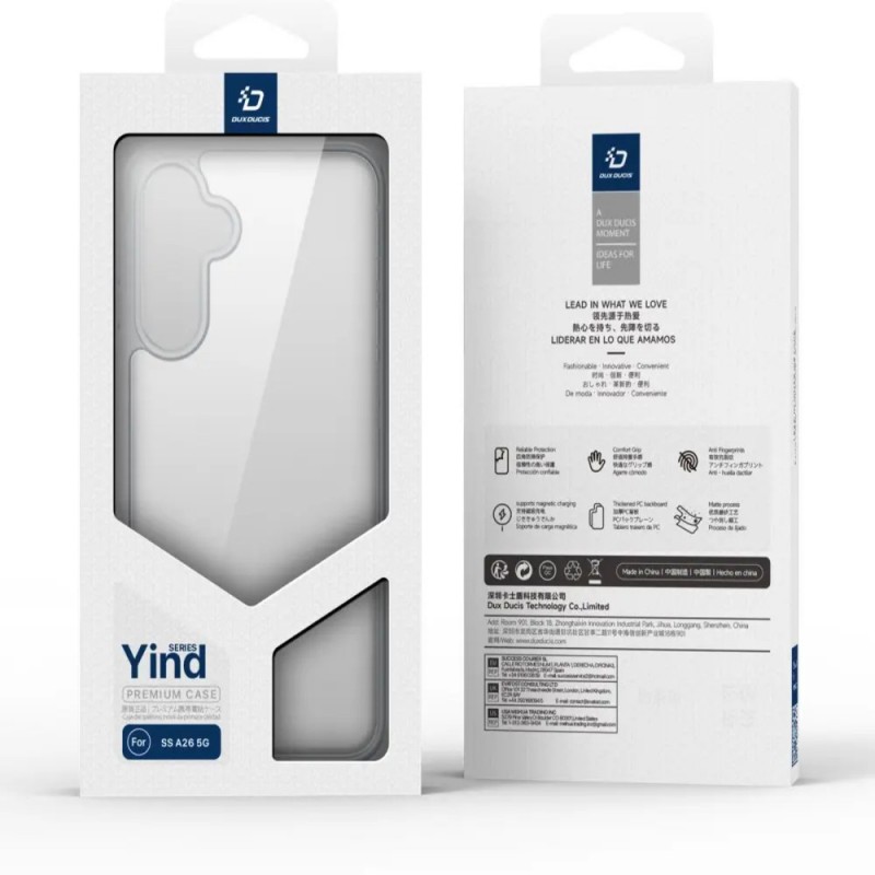 Кейс Dux Ducis YIND, За Samsung Galaxy A26, Сив