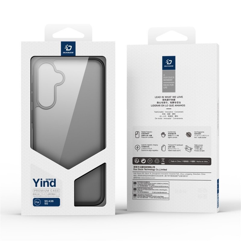 Кейс Dux Ducis YIND, За Samsung Galaxy A56 / A36, Черен