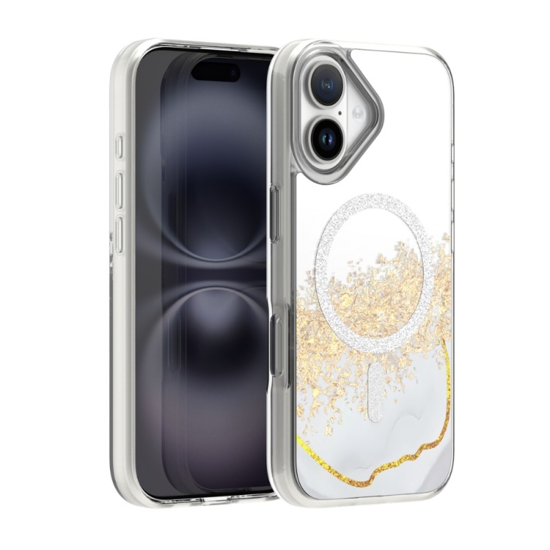 Кейс Epoxy Mag за iPhone 17 (6.3) бял