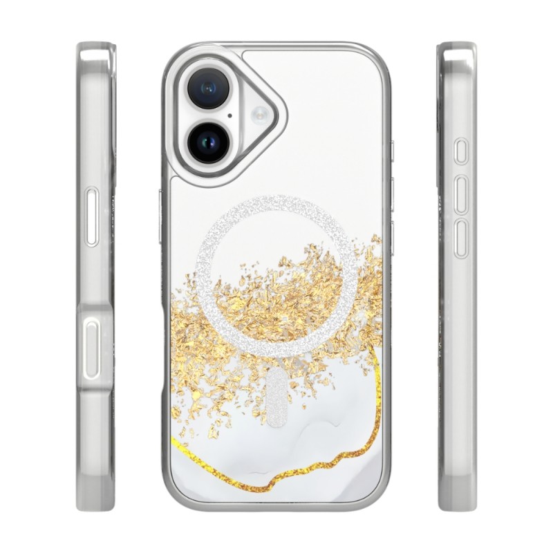 Кейс Epoxy Mag за iPhone 17 (6.3) бял