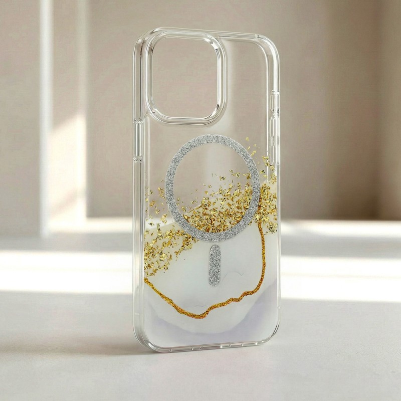 Кейс Epoxy Mag за iPhone 17 (6.3) бял