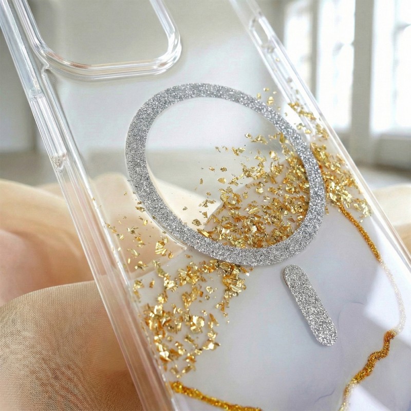 Кейс Epoxy Mag за iPhone 17 Pro (6.3) бял