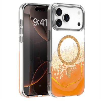 Кейс Epoxy Mag за iPhone 17 Pro Max (6.9) оранжев