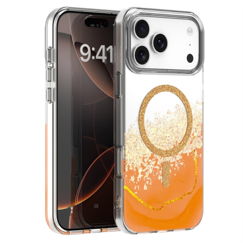 Кейс Epoxy Mag за iPhone 17 Pro Max (6.9) оранжев