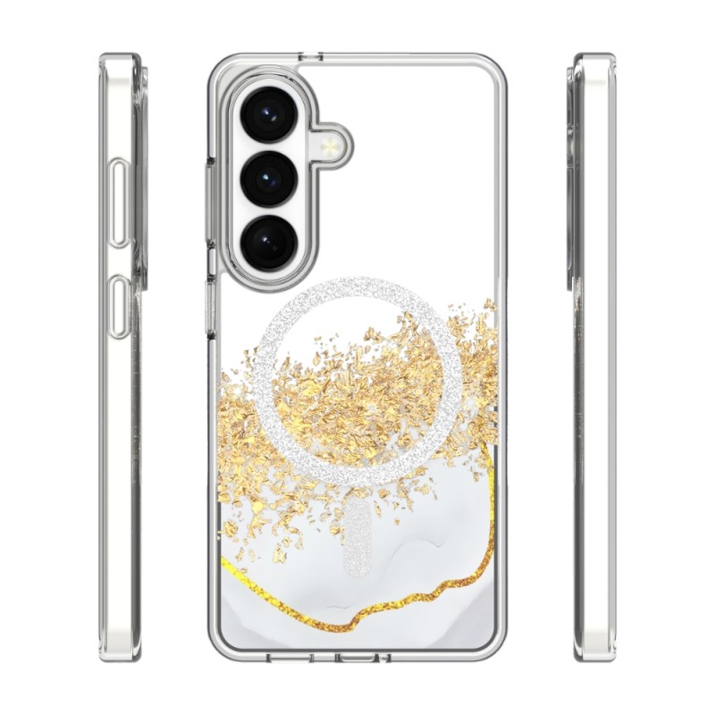 Кейс Epoxy Mag за Samsung Galaxy S26 бял