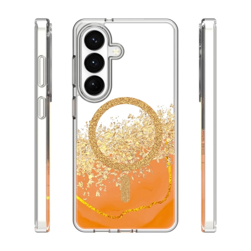 Кейс Epoxy Mag за Samsung Galaxy S26 оранжев