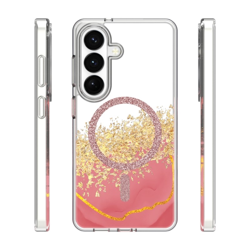 Кейс Epoxy Mag за Samsung Galaxy S26 розов