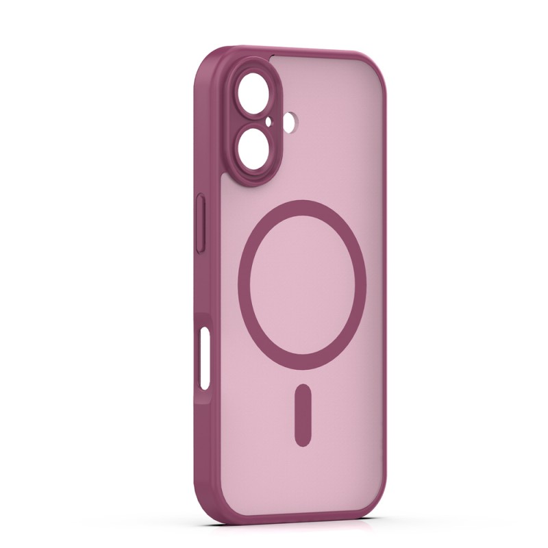 Кейс Mag Matt с отвори за камерите за iPhone 17 (6.3) тъмнолилав